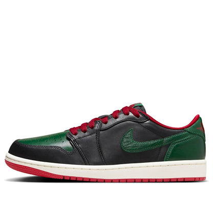 Air Jordan 1 Retro Low OG “Black Gorge Green”